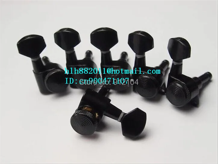 new electric guitar tuning peg in black guitar button for both side of
