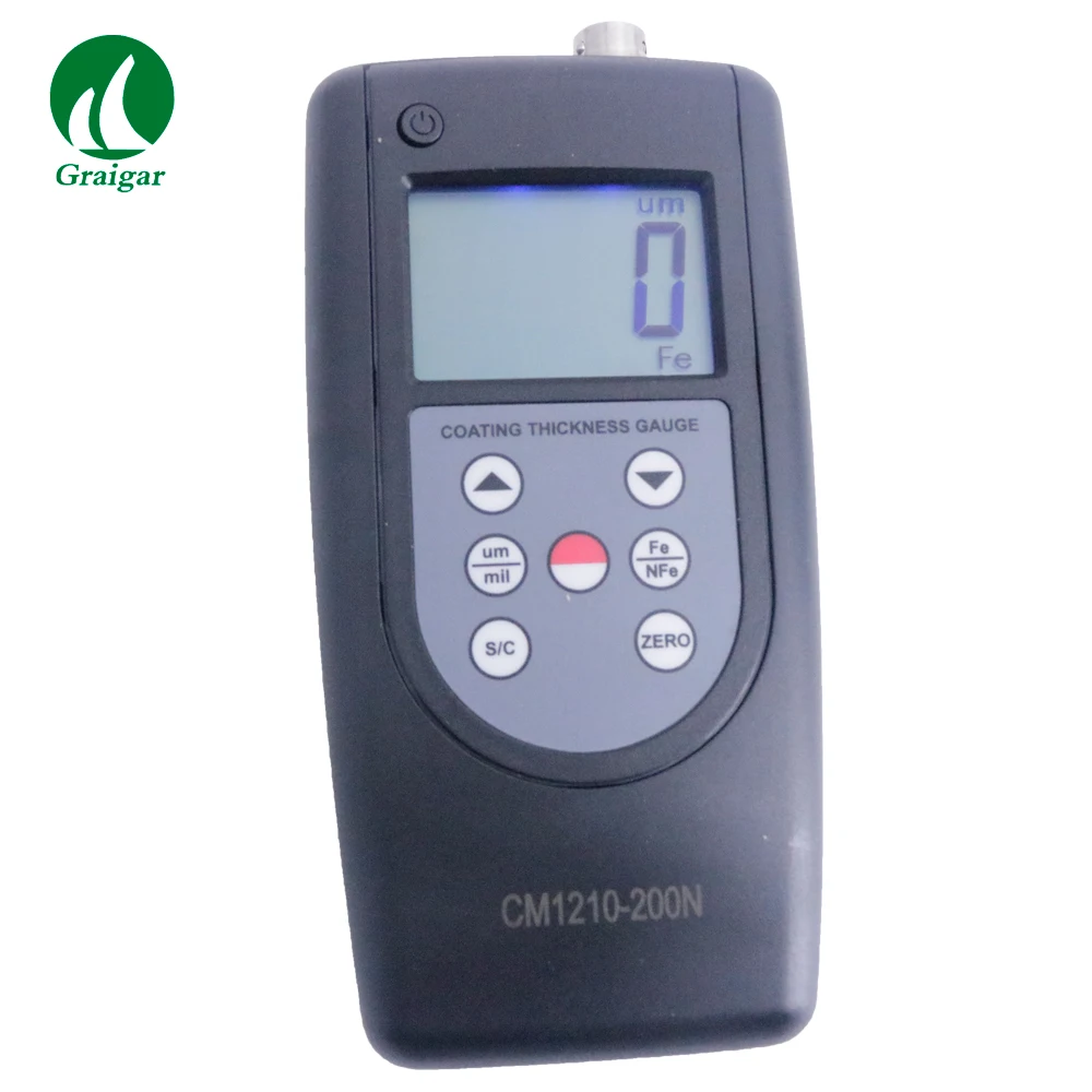 

CM-1210-200N Micro Coating Thickness Meter Measure the Thickness of Non-Conductive Coatings on Non-Magnetic Metals