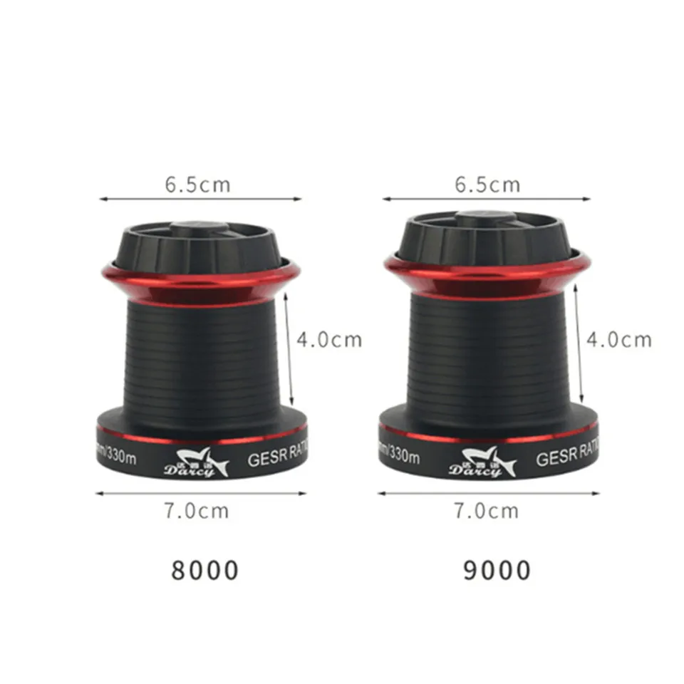 Proporção da Frente Carretel de Pesca 13 + 1bb Novo Tamanho Spinning Reels 4.1: 1 Engrenagem Baixa Arraste Carretel Grande Seatrolling Surf 2020 8000 9000 7 Novo 2018 8000 9000 tamanho molinetes de
