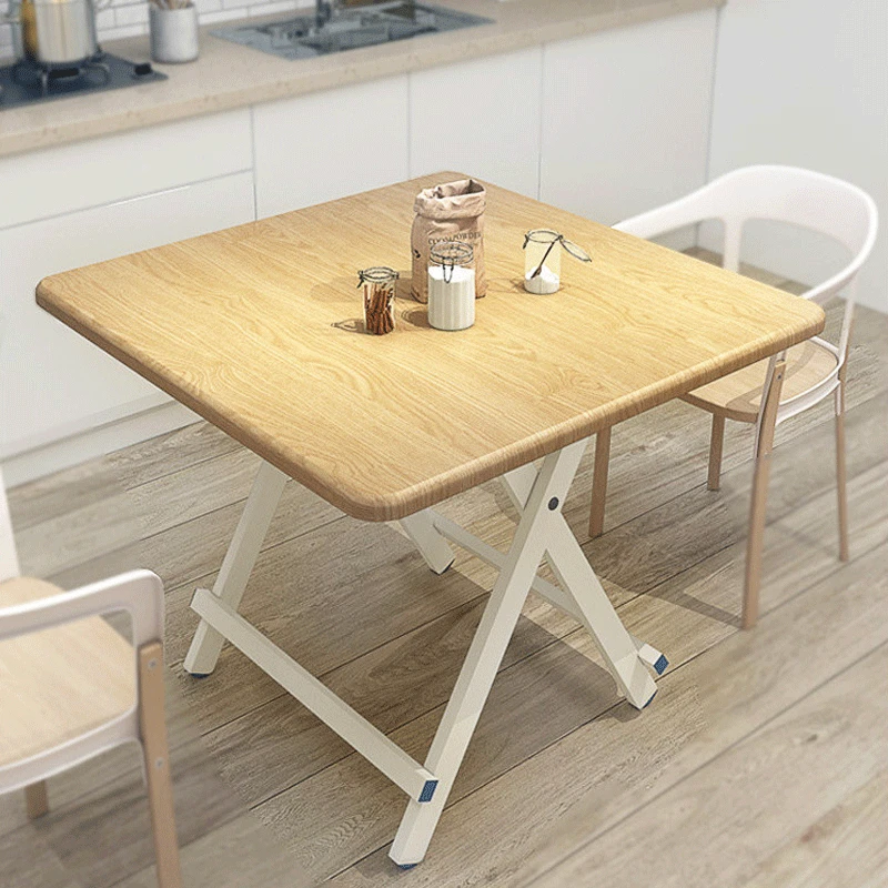 Fold Kitchen Dining Table Home study writing desk Coffee Table Modern Leisure Wood Tea Table Office Conference Pedestal Desk
