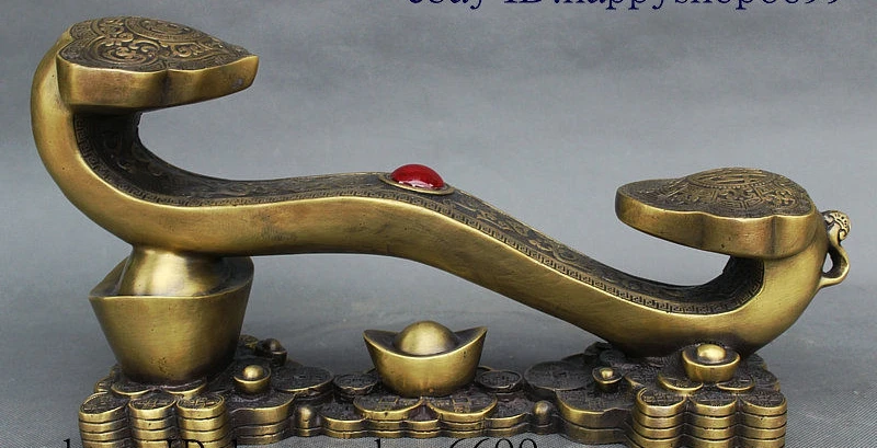 

Китайская искусственная благоприятная Статуэтка ruyi yuan bao
