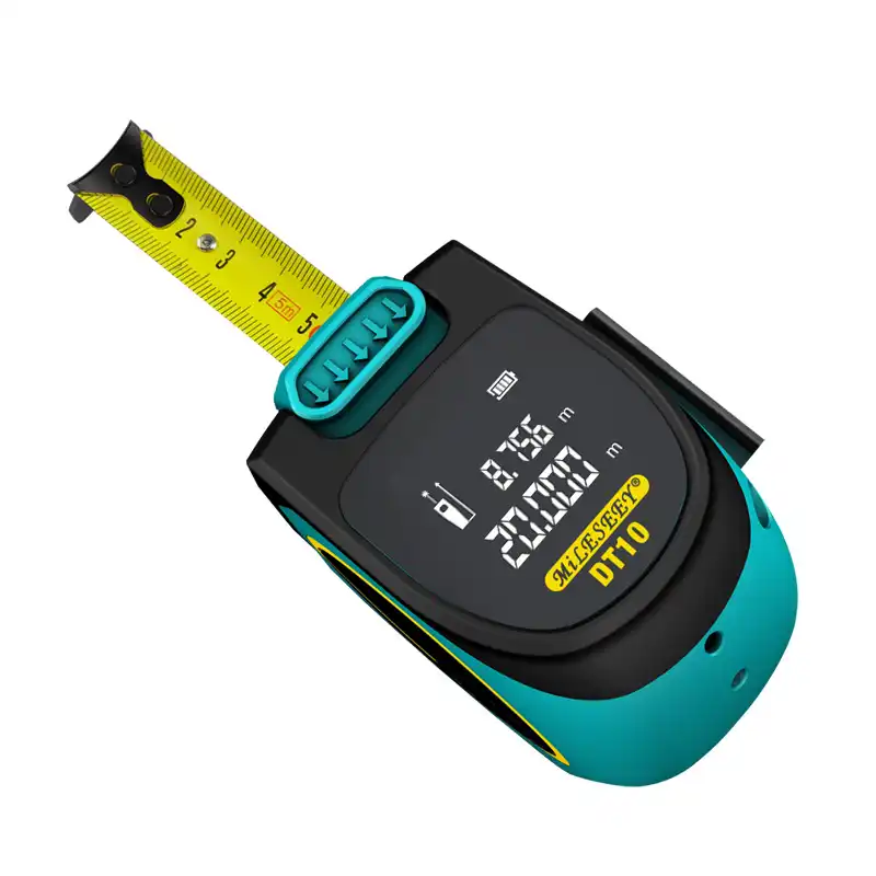 Mileseey DT10 Laser Tape Measure 2 in 1 Digital Laser Measure Laser Rangefinder with LCD Digital