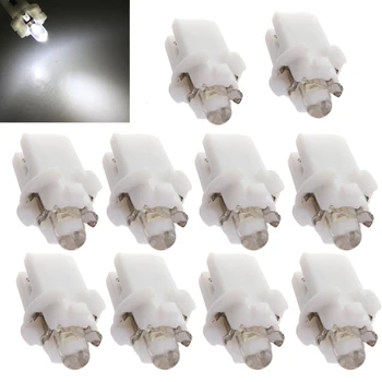 

10x T5 LED BULB Light Gauge White Light Meter Dashboard B8-5D Car lights 12V 6000K-6500K