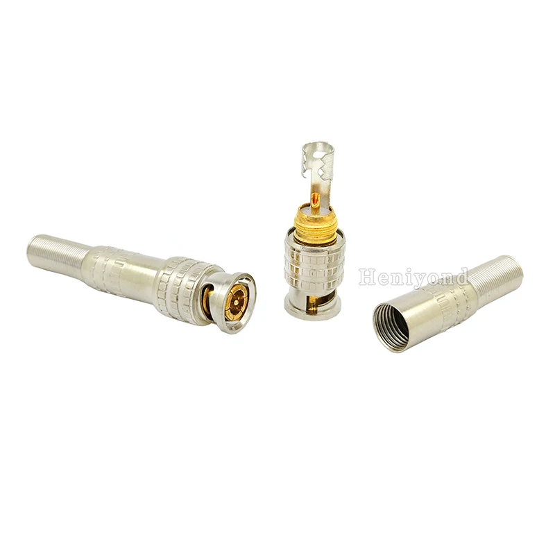 Стандарт RG59 адаптер для пайки BNC штекер видеокамеры CCTV 10 шт.|plug connector|plug maleplug bnc |