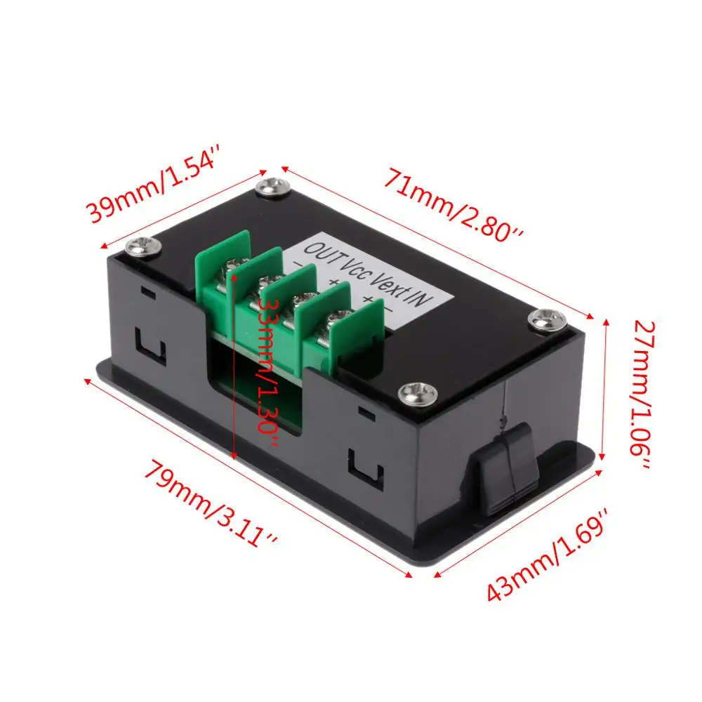 Цифровой мультиметр тестер заряда-разряда батареи постоянного тока 0-90 в 0-20A Вольт Ампер метр