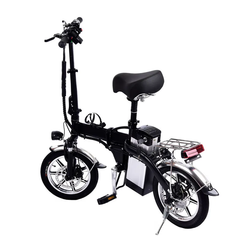 Perfect Lightweight Electric Scooter 2 Wheels Electric Bicycle Brushless Motor 350W 48V Powerful Electric Bicycle With Removable Battery 12