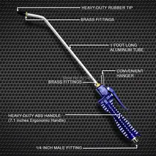 LEMATEC синяя ручка Угловое согнутое сопло воздушный пылесдуватель очиститель для ружья воздуходувка пылесдуватель пыль пневматическое ружьё инструмент распылитель