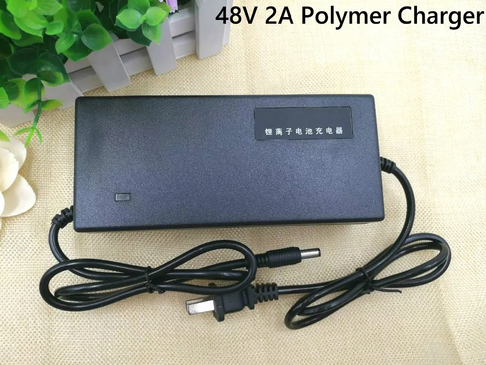 

48V 2A 13S bike modification/electric/scooter lithium battery charger 36V 2A 10S Polymer lithium battery charger +Free shipping
