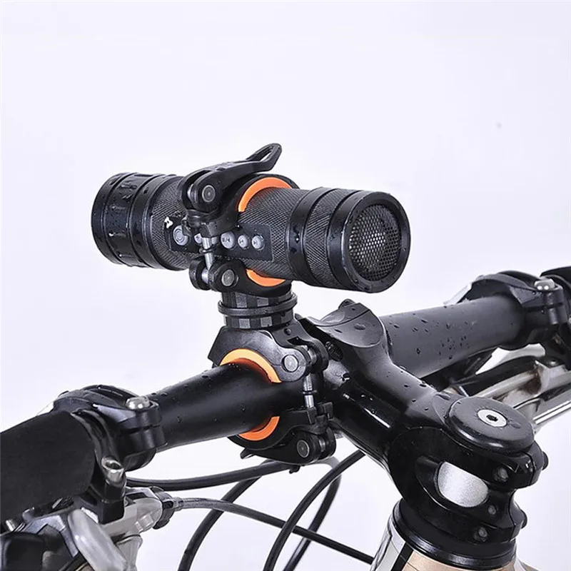 

High quality 360 Rotation Torch Clip Mount Bicycle Front Light Bracket Flashlight Holder Strong plastic durable practical tool