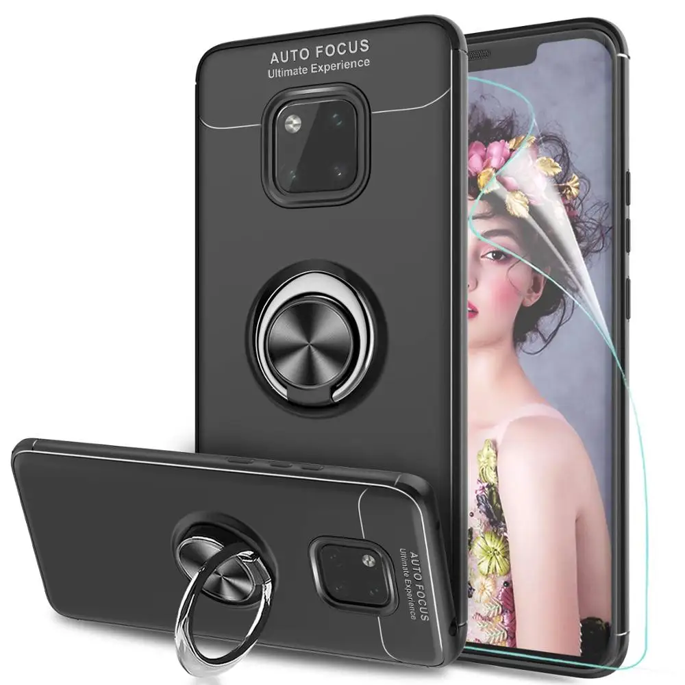 Чехол для Huawei Mate 20 10 9 Pro Lite X P10 Plus чехол с кольцом и подставкой автомобильного