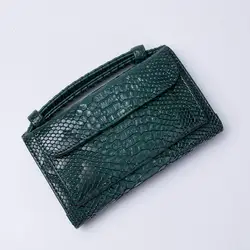 Модный кожаный кошелек-клатч на одно плечо, сумка через плечо, маленькая крокодиловая кожа, клатч, женская сумка