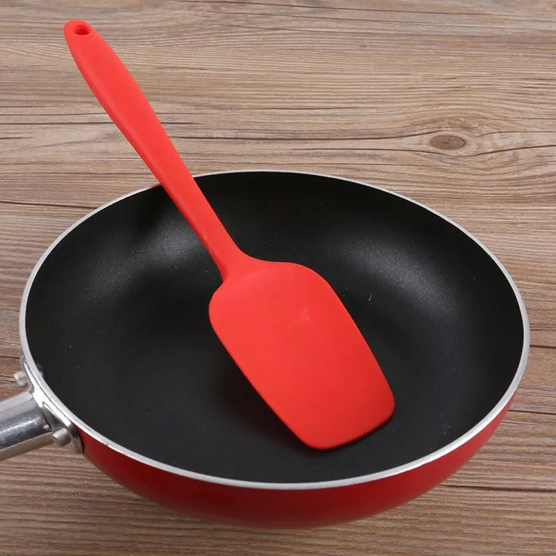  Kitchen Silicone Cream Butter Cake Spatula Mixing Batter Scraper Brush Butter Mixer Cake Brushes ba