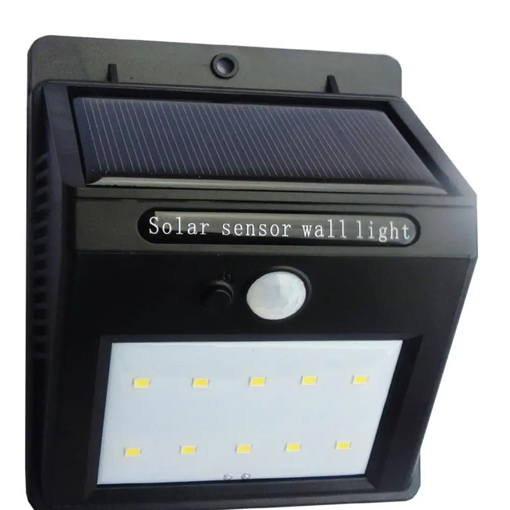Detachable Solar LED Senor Light Waterproof Solar Induction Wall Lamp