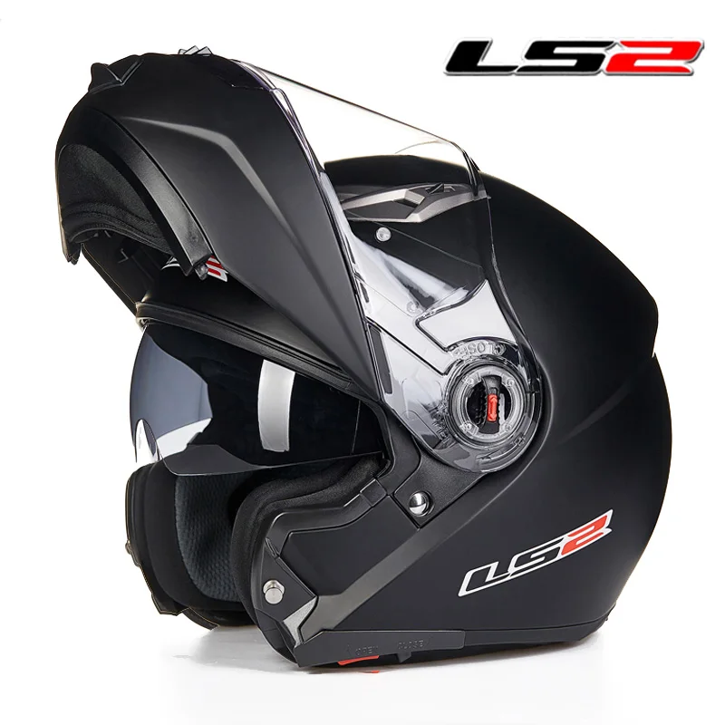LS2 moto rcycle шлем флип-ап гоночный Мото шлем анфас двойной объектив козырек capacetes de moto ciclista FF370 casco - Цвет: 12