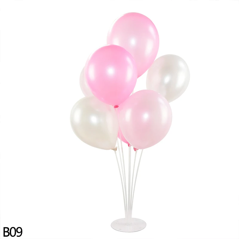 Держатель воздушных шаров на день рождения, подставка для стола, плавающий латексный шар для свадьбы, дома, надувные шары, Декор - Цвет: B09