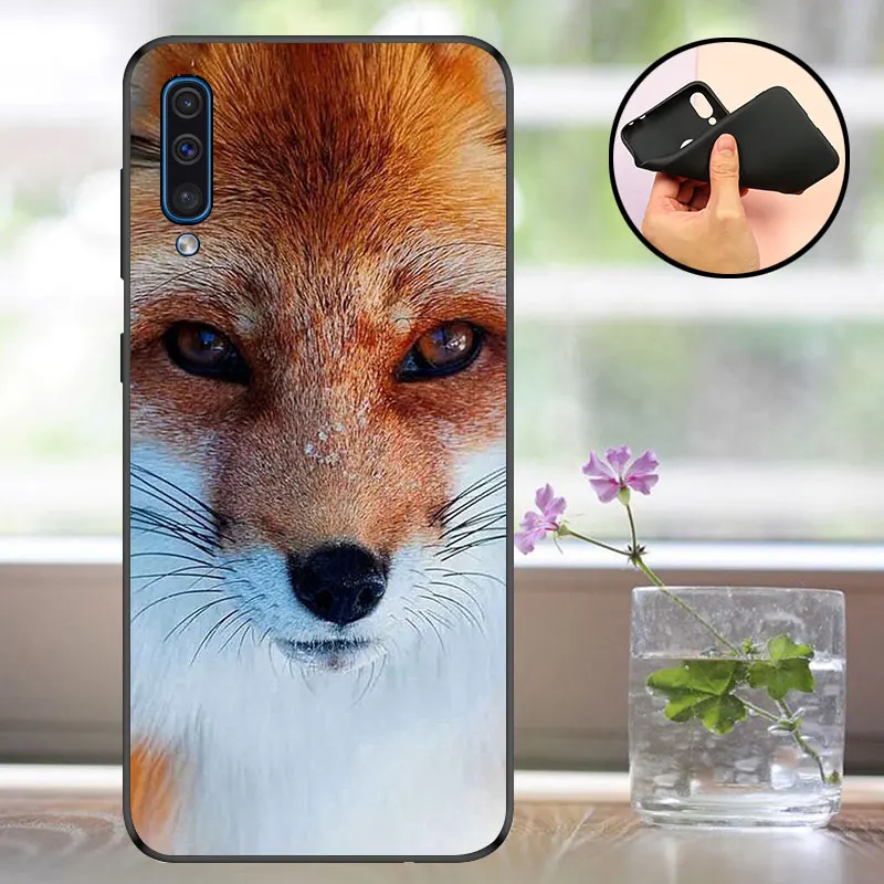 For Funda Samsung Galaxy A50 Case Black Phone Case For Samsung A50 Case 2019 Capa Silicon sFor Samsung A 50 A505f Matt Cover