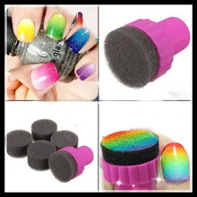 Дизайн ногтей Губка штамп штамповка лак шаблон передачи DIY дизайн комплект деко