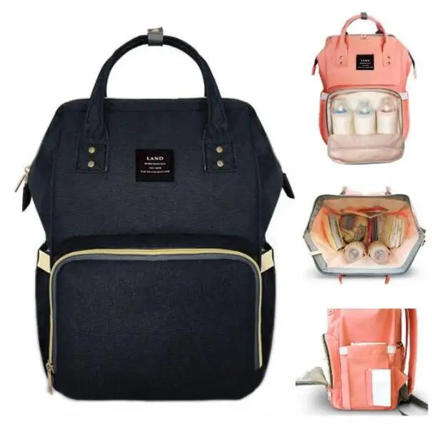 Brand diaper bag Large capacity nappy changing baby bag multifunction