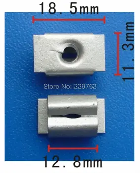 

Free Shipping 100PCS Iron nut For BENZ Car Matal Fasteners Auto Metal Clip Automotive Fastener Clips