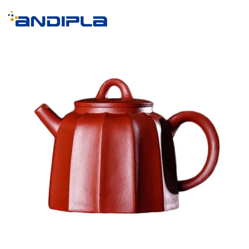 

240ml Authentic Yixing Purple Clay Teapot Natural Raw Ore Dahongpao Mud Zisha Pot for Household Teaware Black Tea Kettle Gifts