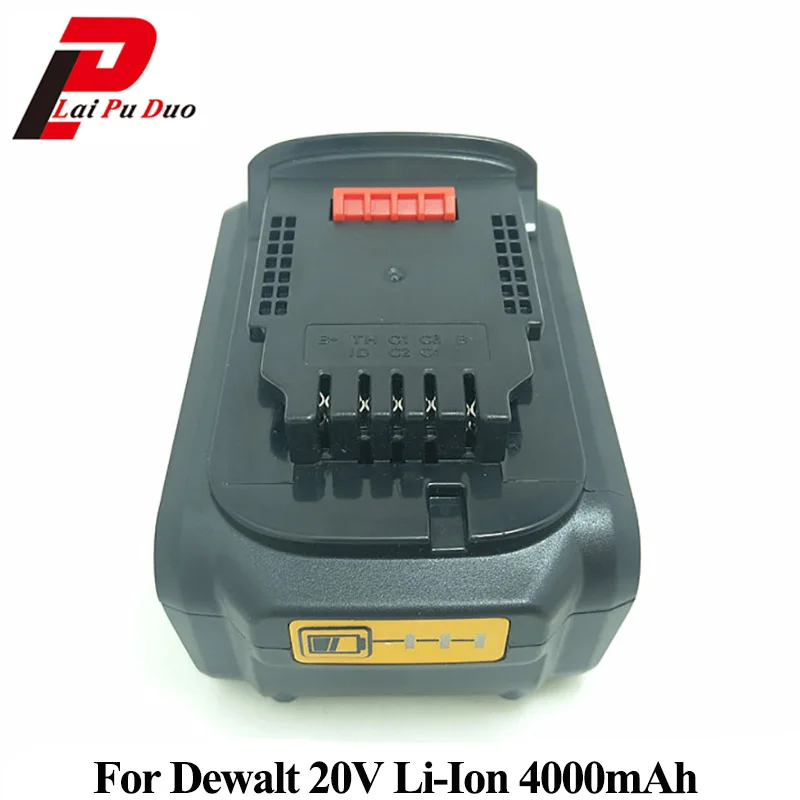 

18V/20V Li-Ion 4.0Ah Replacement Power Tool Battery for DEWALT DCB182,DCB183,DCB200,DCB204