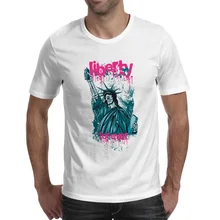 USA Liberty Forever T Shirt Style Rock Pop T-shirt Creative Fashion Print Unisex Tee