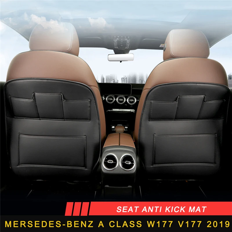 

For Mersedes-benz A Class W177 V177 2019 Auto Car Seat Anti Kick Mat Accessories