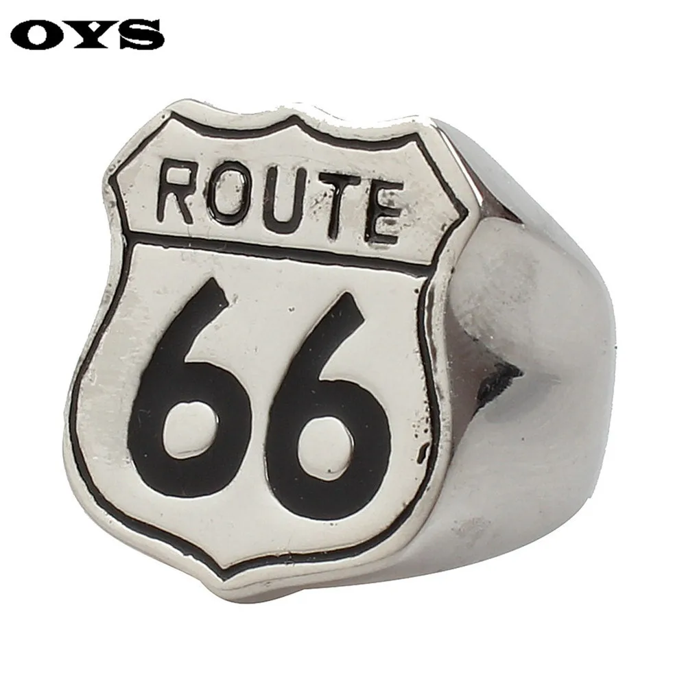 Newest Good Quality US Highway 66 All Match Offbeat Jewelry font b Ring b font Man