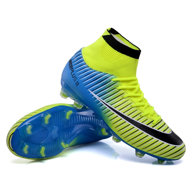 

Men's Soccer Shoes Football Women FG Soccer Cleats Outdoor Sneakers Superfly Futsal Shoes High Ankle Football Boots