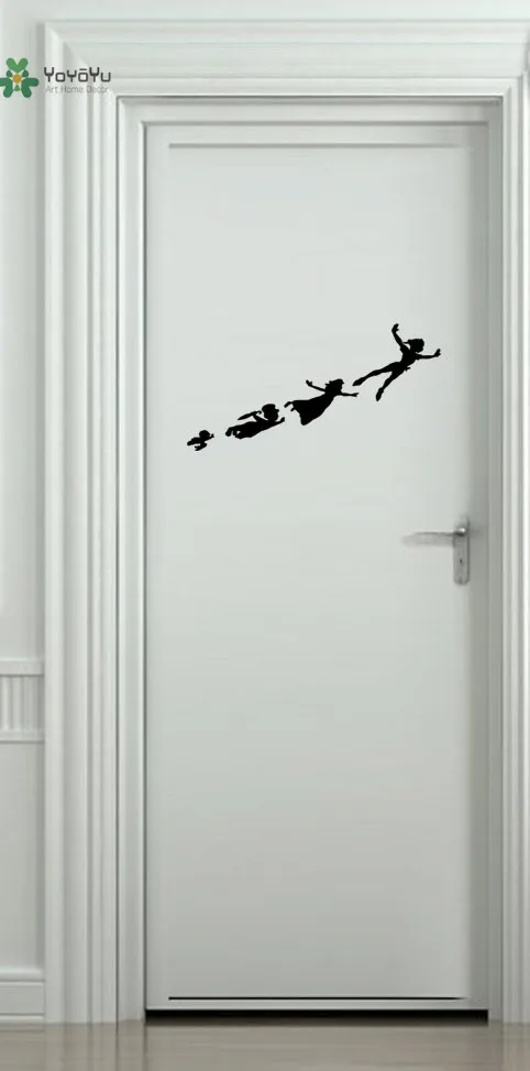 

YOYOYU Vinyl Wall Decal Flying Villain Interior Funny Kids Room Door Galls Small Objects Home Decoration Stickers FD480