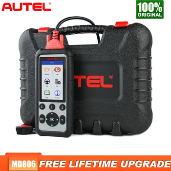 Autel MD806 Obd2 сканер Диагностический автоматический инструмент автомобильный диагностический четыре системы диагностики EPB/сброс масла/BMS DPF т... Autel MD806 Obd2 сканер Диагностический автоматический инструмент автомобильный диагностический четыре системы диагностики EPB/сброс масла/BMS DPF т...