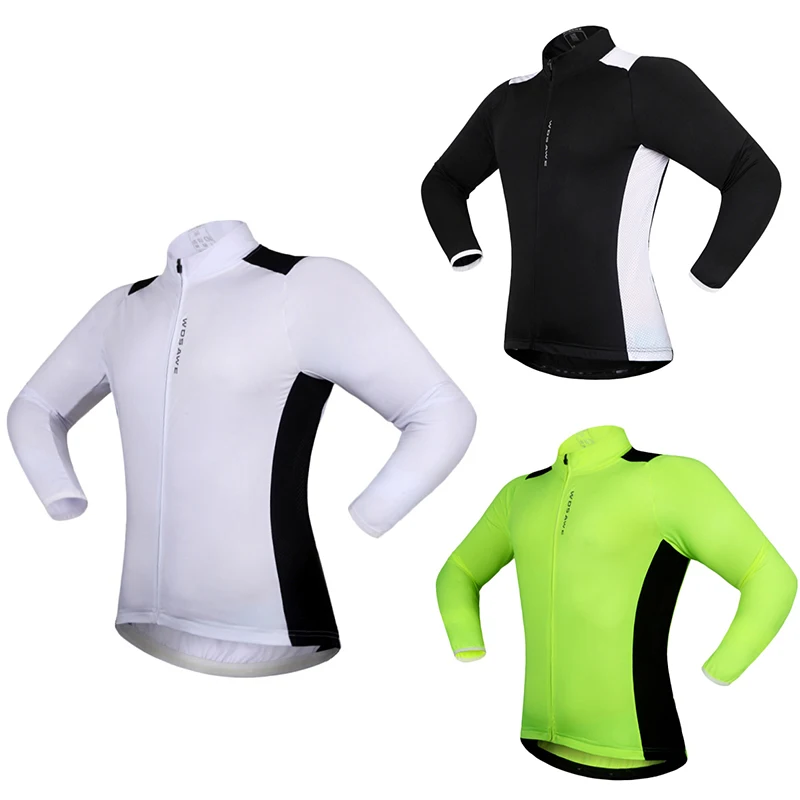 2019 جديد WOSAWE الشتاء طويلة الأكمام الدراجات الفانيلة قمم برو صالح الطريق الدراجة MTB أعلى الدافئة الدراجات الملابس الرياضية الدراجات جيرسي