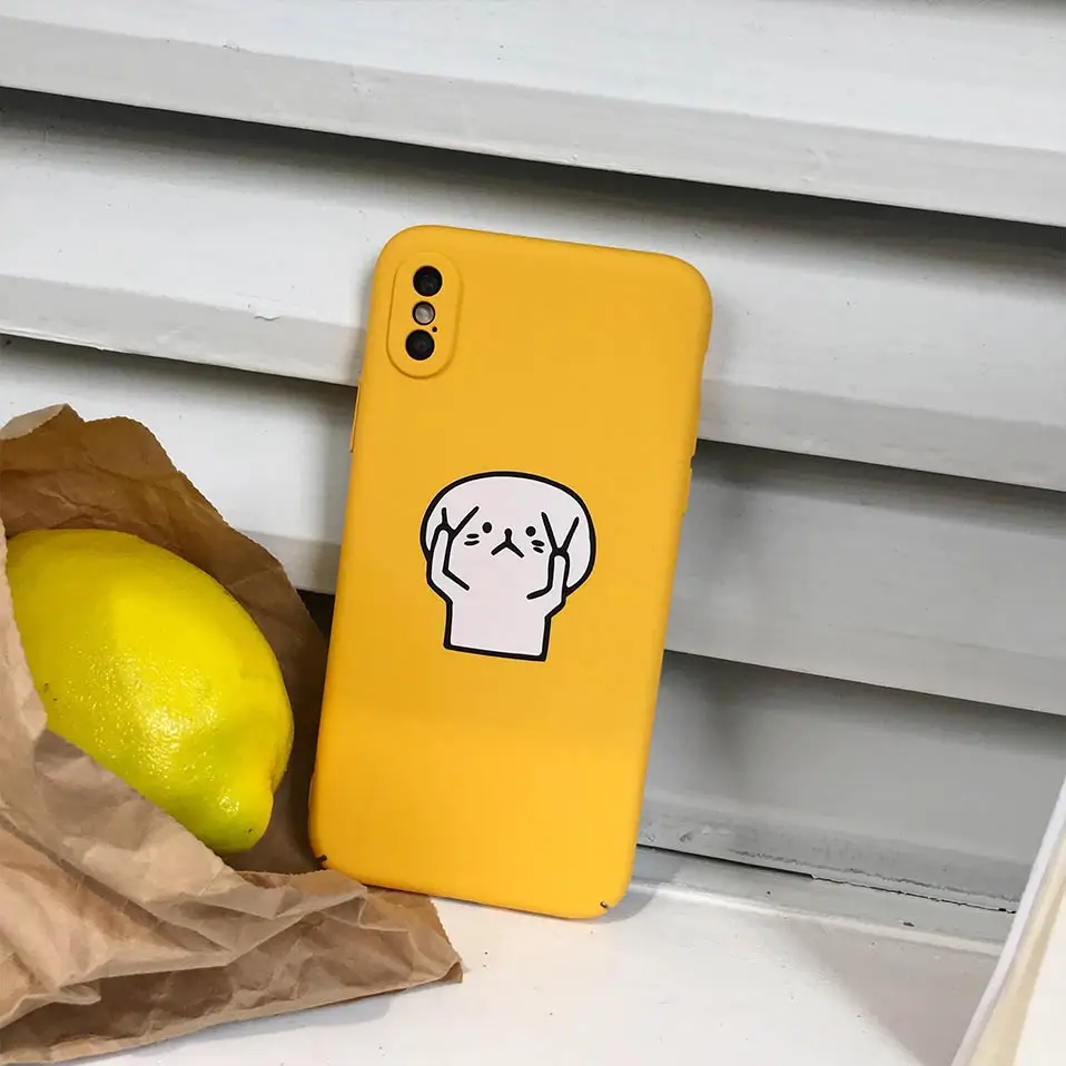 Чехол для iPhone X 7 8 6 Чехлы принципиально 6s Капа Жесткий shell мультфильм мобильного