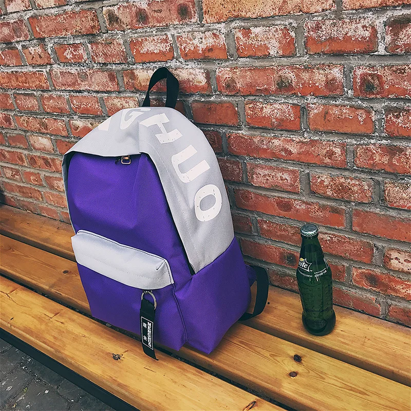 Menghuo 2016 New Design Unisex Women Luminous Backpacks 5 Colors Men Backpack Canvas School Bags For Teenagers Backpack Mochila (55)