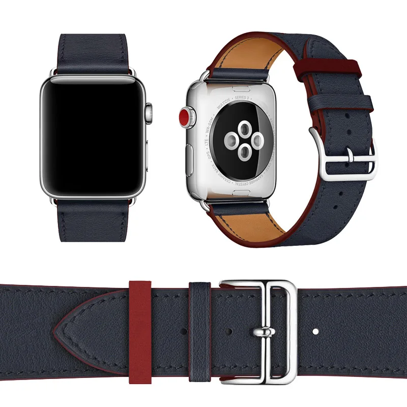 Для Apple Watch Series 4 Watchbans Rivet Custom Edition кожаный ремешок для Apple Series 1 2 3 запястье 38 мм 42 м 40 мм 44 мм