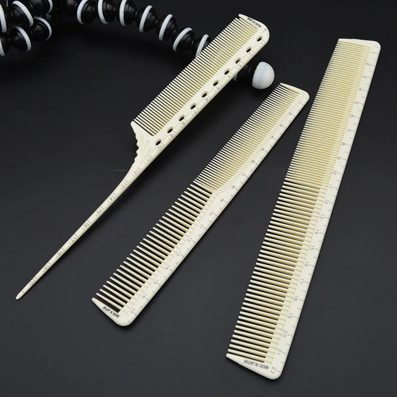 Professional Hairdressing Cut Comb 3 pcs For Barber Unbreakable Hair