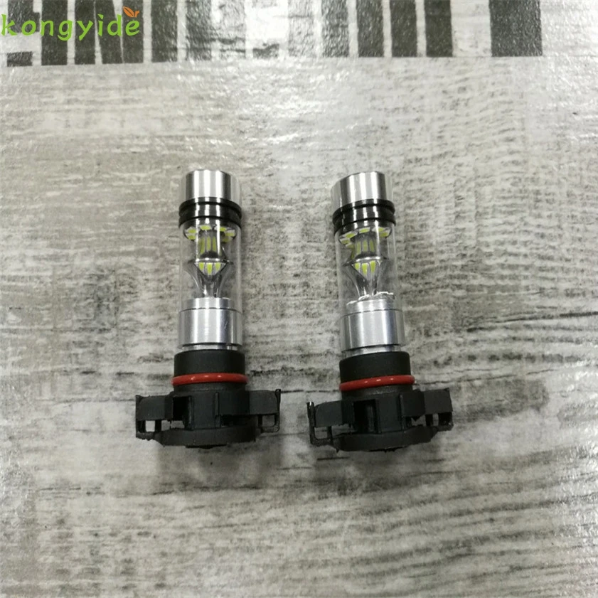 

New 2X H16 6500K 100W 20LED HID White 2323 Fog Driving DRL Light Bulbs car accessories