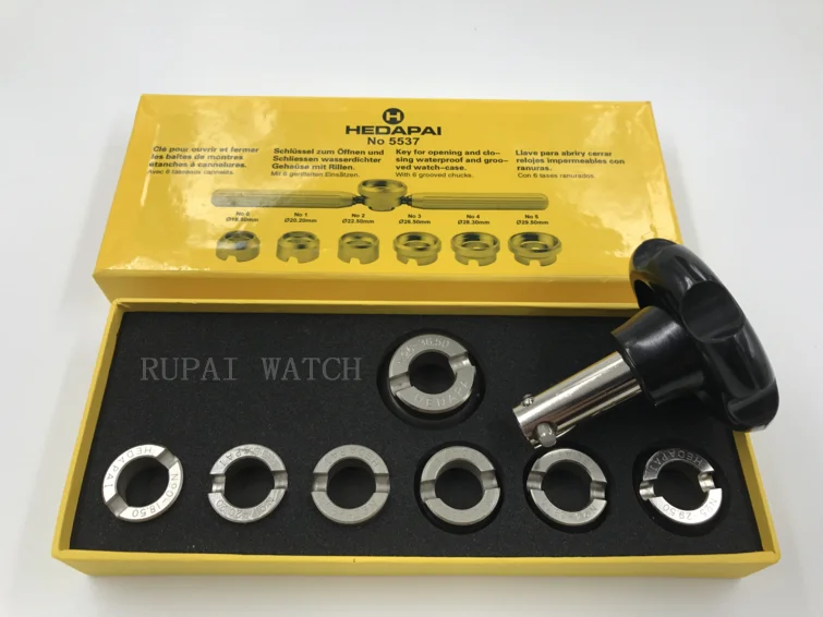 

Quality Opener Fits Rolex and tudor watch Screw Case Back Remover Repair Tool Kit