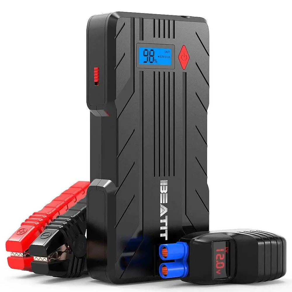 Beatit QDSP 1200A Peak 16500mAh 12V Portable Car Lithium Jump Starter