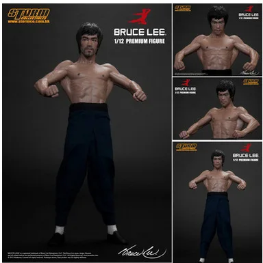 

Bruce Lee Figure STORM Collectibles The Martial Artist Series NO.1 Bruce Lee 1/12 Premium Figure