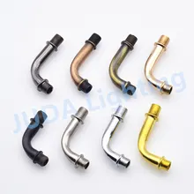 Ретро лампа база железная соединительная трубка потолок Роза навес полый труба M10 зубная резьба адаптер для led подвесной светильник Люстры