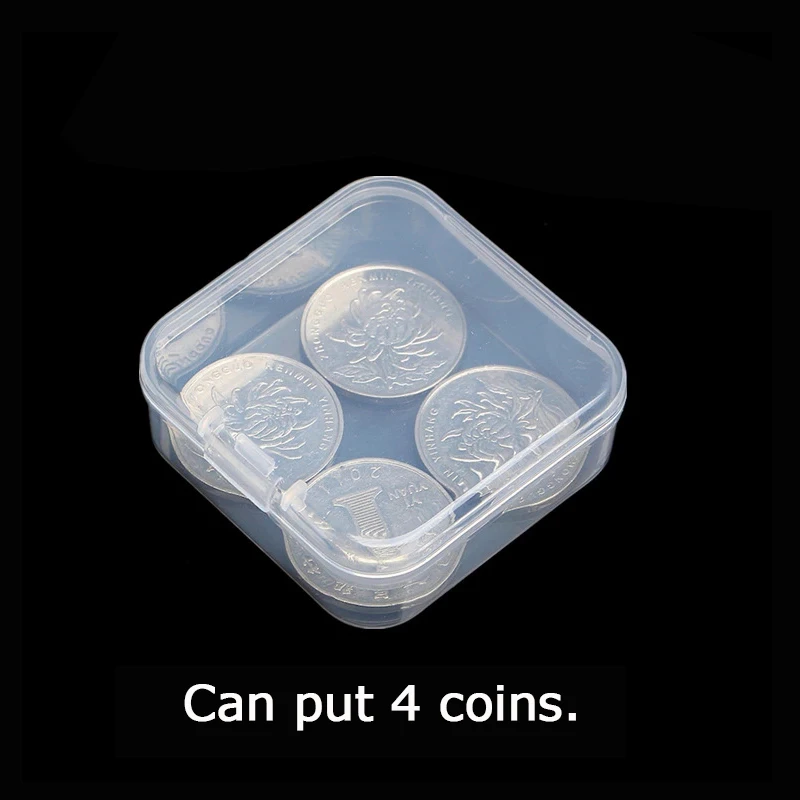 

Rectangular non-removable PP mini transparent finishing storage box plastic jewelry earphone parts Eco-friendly component box