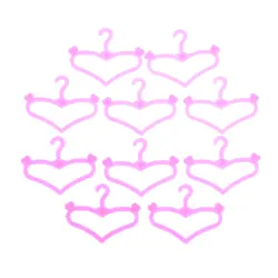 10 шт./лот розовый вешалки для платьев Одежда интимные аксессуары для куклы ролевые игры новый год подарок девочек новое поступление