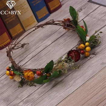 

CC jewelry wedding decorations flowers bridal hair accessories handmade crowns tiaras crowns for beauty hairbands bride 1584
