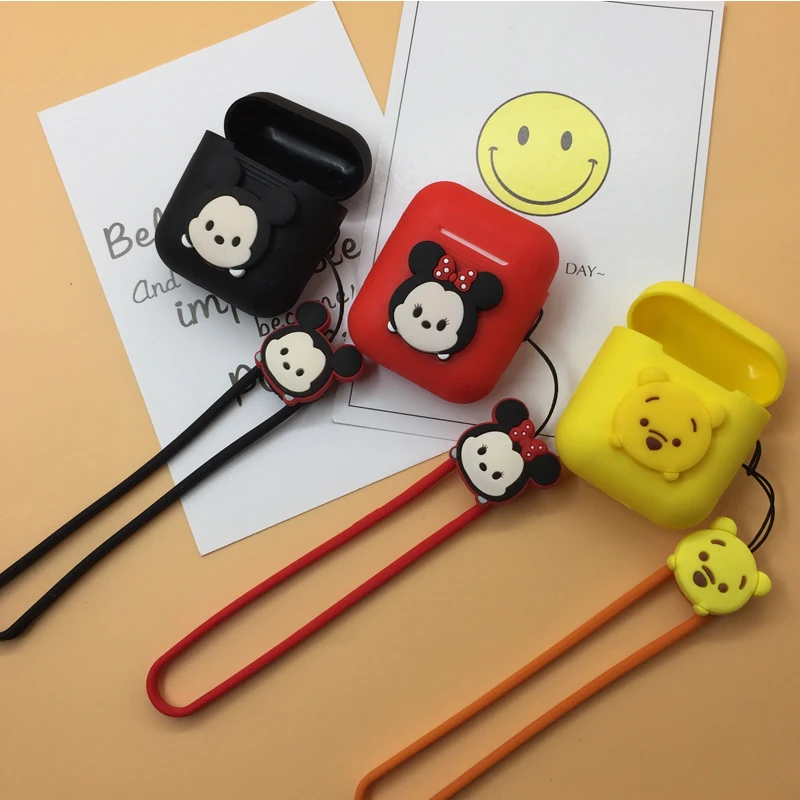 Cute Silicone Case for Apple Airpods Accessories Bluetooth