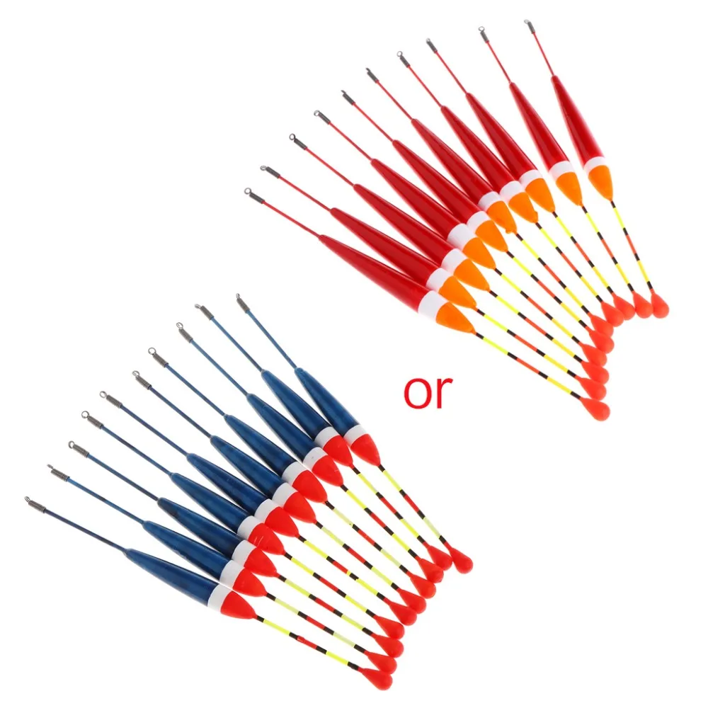 10 шт Карп набор поплавков для рыбалки буй поплавок палка для Рыбных Снастей Вертикальная 9#0,8 г
