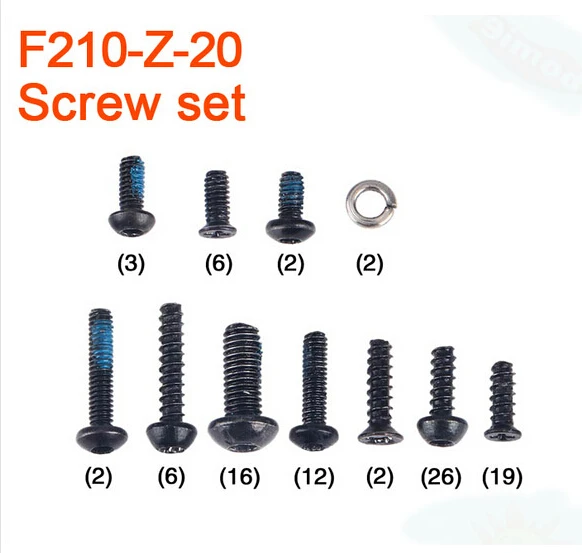 

F17443 Walkera F210 RC Helicopters Quadcopter spare parts F210-Z-20 Screw Kit