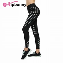 Большие размеры XXXL лазерные Светоотражающие леггинсы женские