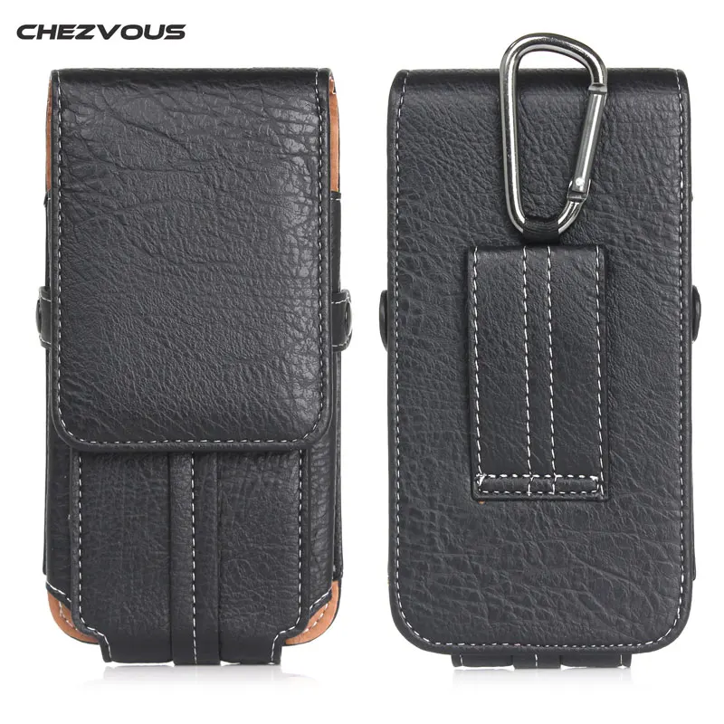 

Retro PU Leather Belt Clip Loop Holster Phone Pouch for IPhone 7 6 6S Plus Universal Bag Card Flip Cover Galaxy S8 Plus Cases