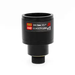 HD 3MP 2,8-12 мм Объективы для видеонаблюдения руководство фокусных расстояний зум 1/2. 5 "MTV 2,8 мм-12 мм 3,0 мегапикселя для безопасности Камера